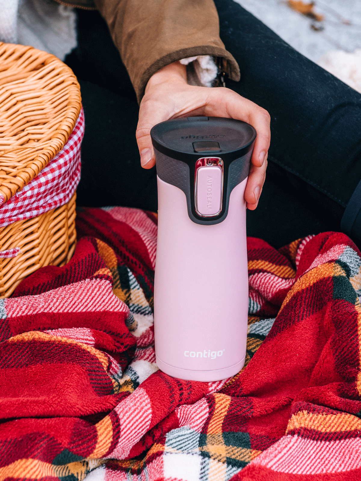 Thermal Mug Contigo West Loop 2.0 470 ml - Glamour Pink Pink Matte, Thermal Mugs New Categories \ SHOW ALL FOR HER Collections \ GLAMOUR  Collections \ SHOW ALL Categories \ FOR HER