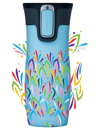 Contigo West Loop 2.0 470ml thermal mug - Blue Mat - Floresy