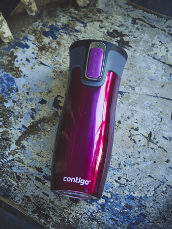 Contigo West Loop 2.0 thermal mug 470ml - raspberry - Horse