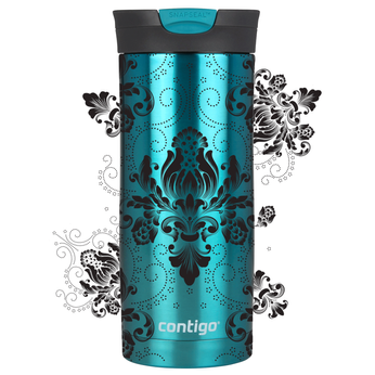 Thermal Mug Contigo Huron 470 ml - Arabesca Black - Biscay Bay