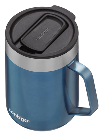 Thermal mug with ear Contigo Streeterville 420 ml - Blue