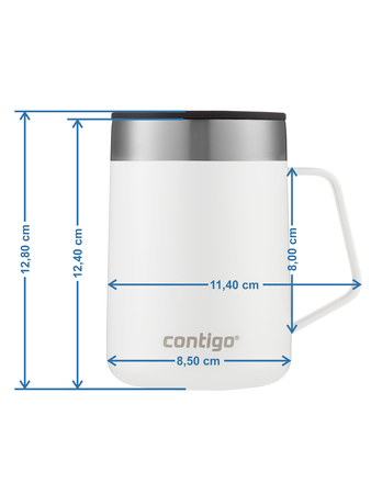 Thermal mug with ear Contigo Streeterville 420 ml - Grey