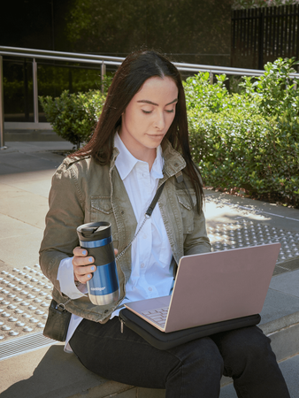 Thermal Mug Contigo Contigo Byron 2.0 470ml - Blue corn