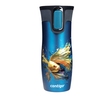 Contigo West Loop 2.0 thermal mug 470ml - Biscay Bay- Goldfish