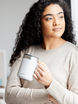 Thermal mug with ear  Contigo Streeterville 420 ml - White