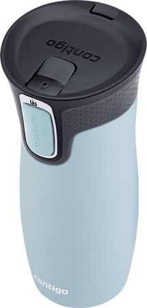 Contigo West Loop 2.0 470ml thermal mug - Blue Mat - Bird love 