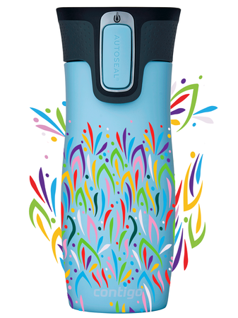 Contigo West Loop 2.0 470ml thermal mug - Blue Mat - Floresy