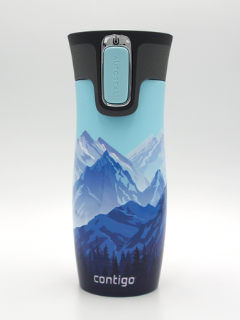 Thermal Mug Contigo West Loop 2.0 470 ml - Moutains by day