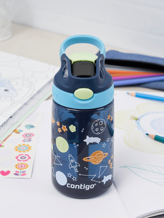 Water bottle / bottle for children Contigo Easy Clean 420ml Blueberry Cosmos