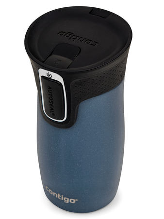 Contigo West Loop Mini 300ml thermal mug - Floresy - Blue Metallic