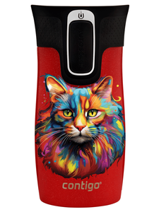 Contigo West Loop Mini 300ml thermal mug - Cat - Goji Berry