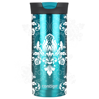 Thermal Mug Contigo Huron 470 ml - Arabesca White - Biscay Bay