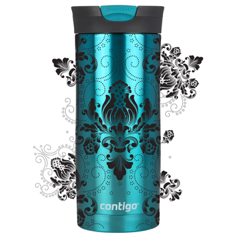 Thermal Mug Contigo Huron 470 ml - Arabesca Black - Biscay Bay