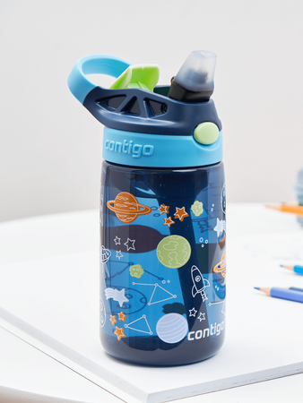 Water bottle / bottle for children Contigo Easy Clean 420ml Blueberry Cosmos