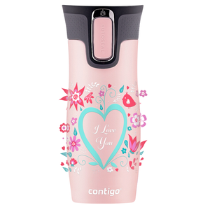 Contigo West Loop 2.0 470ml thermal mug - Millenial pink - I love You