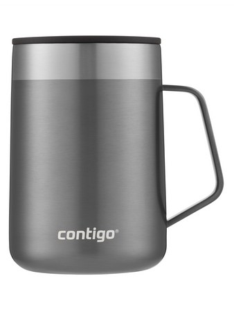 Thermal mug with ear Contigo Streeterville 420 ml - Grey